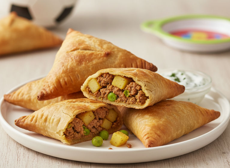 Knusprige Hackfleisch-Samoosas