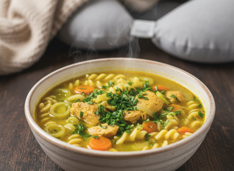 Stärkende Hühnersuppe für die Wochenbettzeit (Chindbettisuppe)